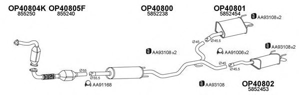 VENEPORTE 400407 Exhaust System